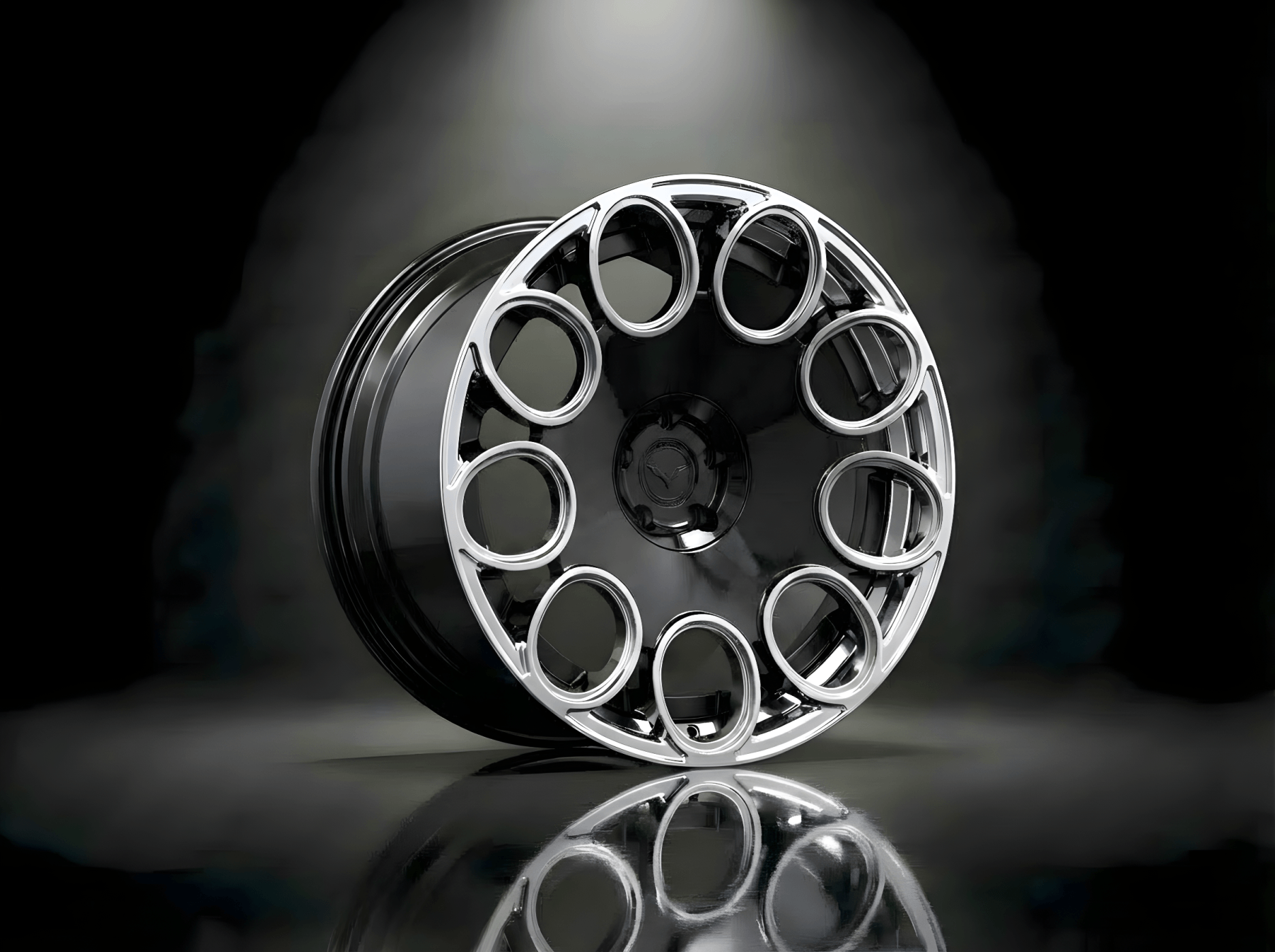 E1GHT - VI — Polished Chrome Turbine