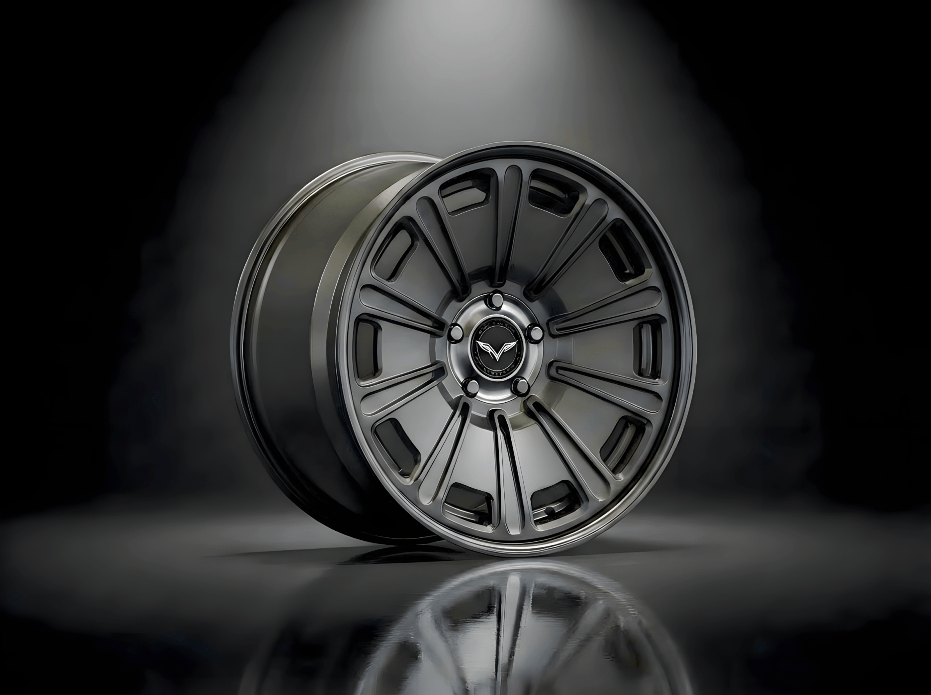 E1GHT - VII — Satin Graphite Multi-Spoke