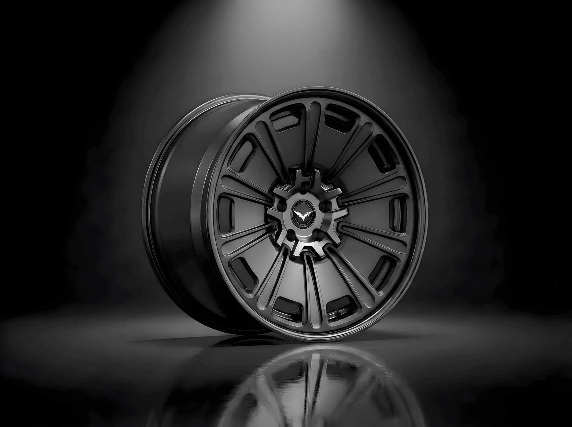E1GHT - VIII — Stealth Black Split-Spoke