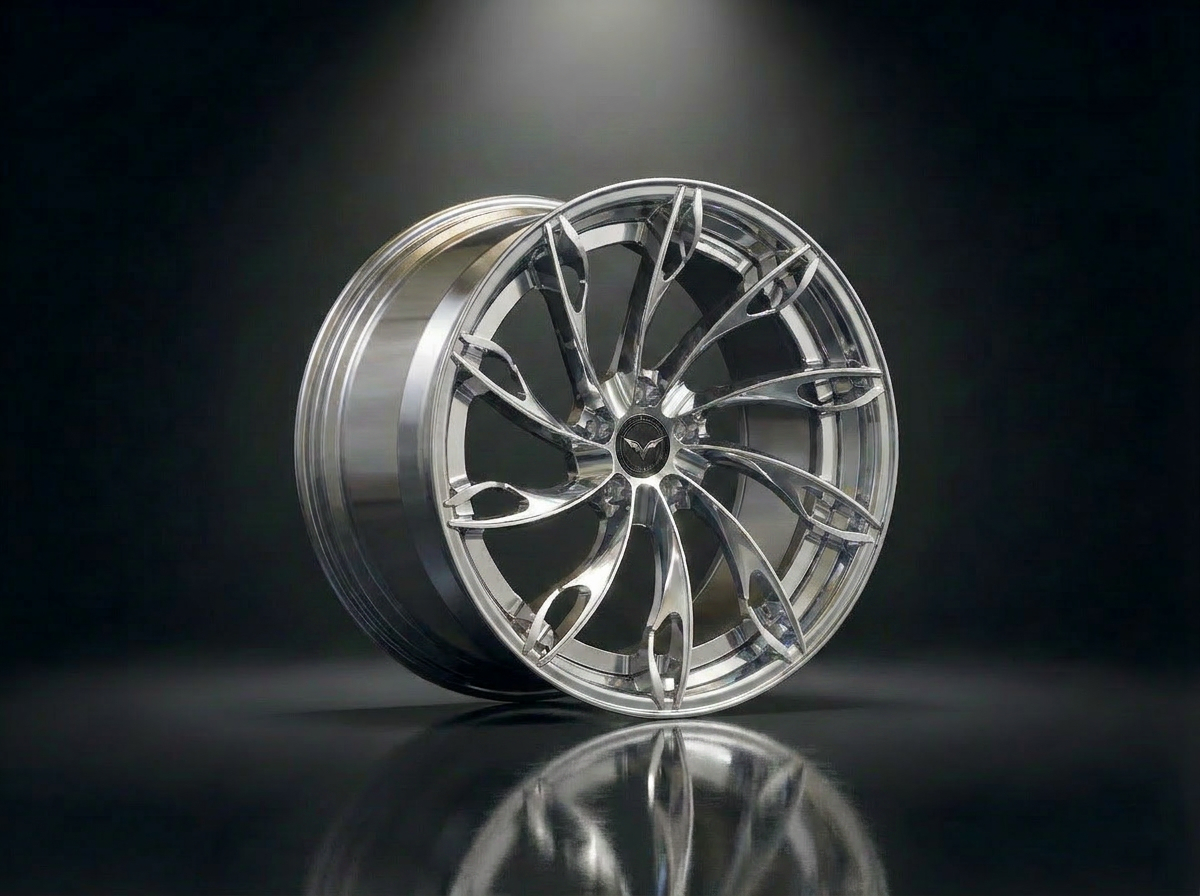 Platinum Mirror forged wheel