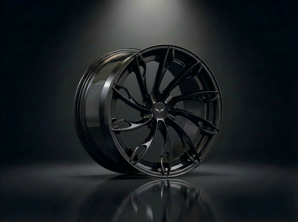 Eclipse Black forged wheel