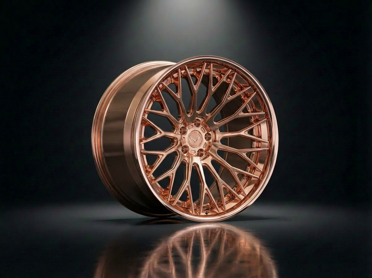 Rosé Lattice forged wheel