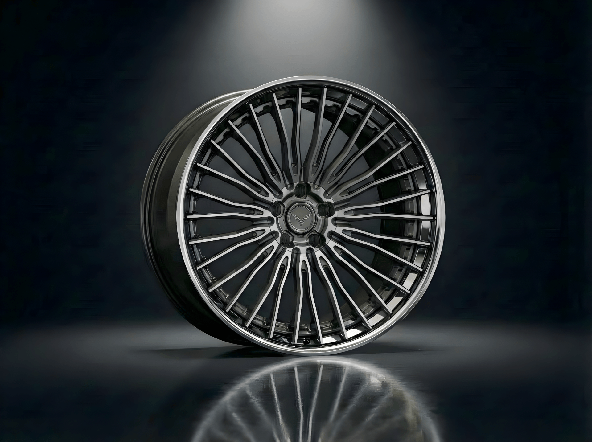 6S1X - XI — Polished Multi-Spoke Lip