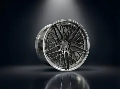 6S1X - VIII — Brushed Chrome Lattice
